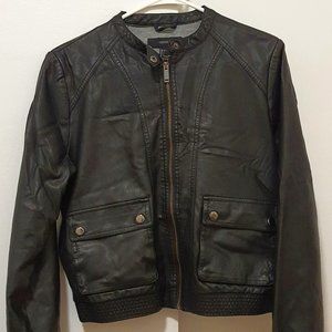 Faux Leather Jacket